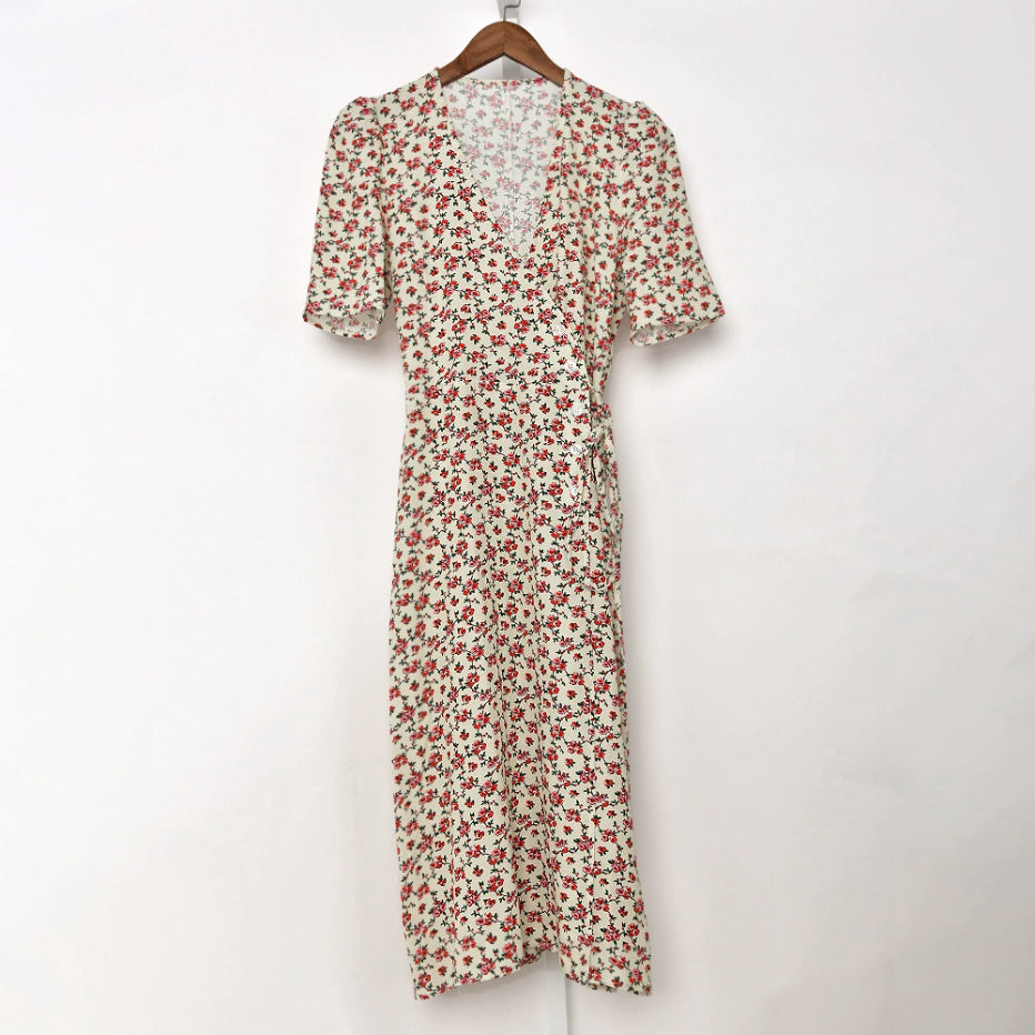 Serenity Lace-Up Midi Dress