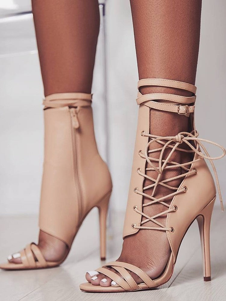 Strap Luxe Bandage Sandals