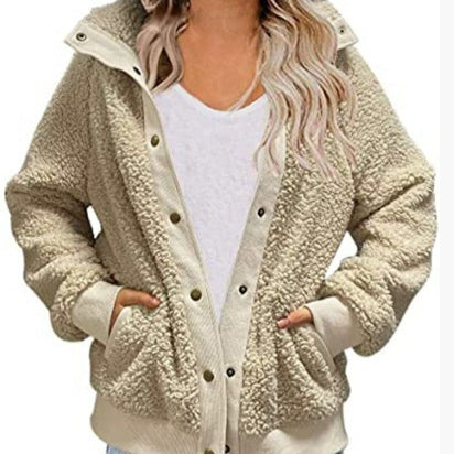 CozyFleece Pocket Cardigan Coat