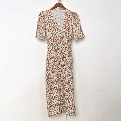 Serenity Lace-Up Midi Dress