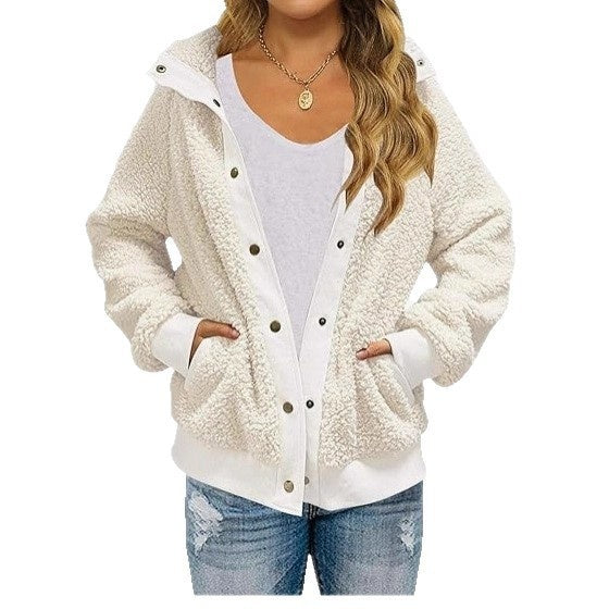 CozyFleece Pocket Cardigan Coat