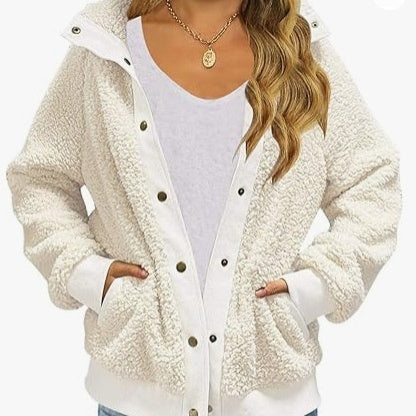 CozyFleece Pocket Cardigan Coat